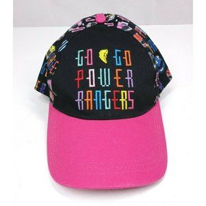 New Go Go Power Rangers Woman's Girls Pink Adjustable Baseball Cap